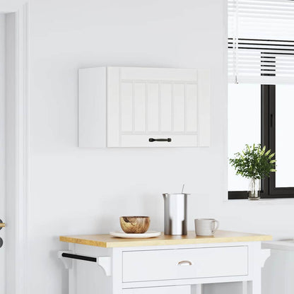 vidaXL Meuble haut de cuisine Lucca Blanc Bois d'ingénierie