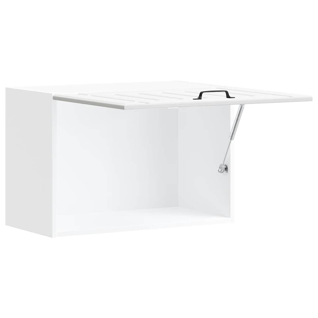 vidaXL Meuble haut de cuisine Lucca Blanc Bois d'ingénierie