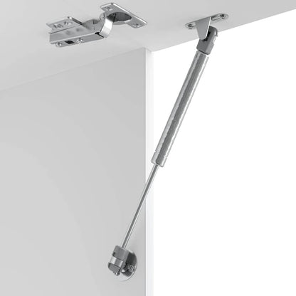 vidaXL Meuble haut de cuisine Lucca Blanc Bois d'ingénierie