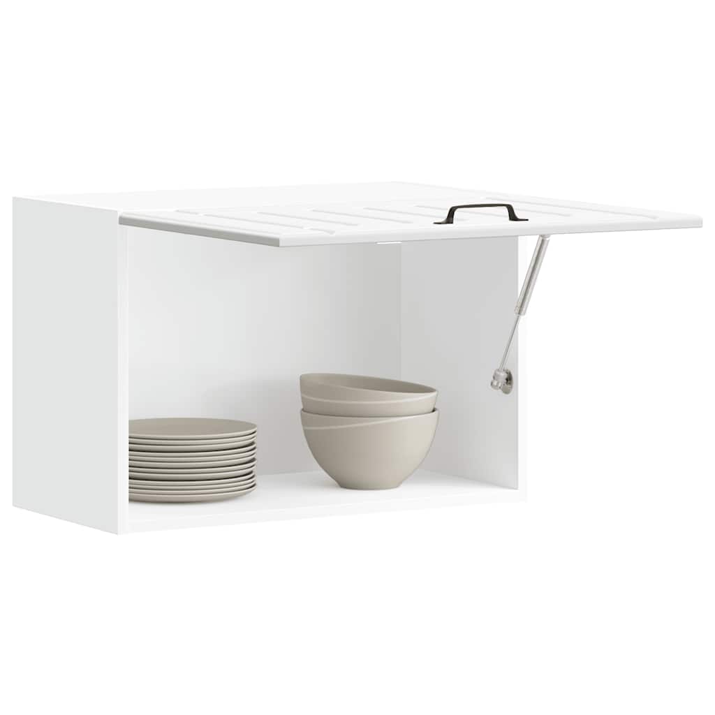 vidaXL Meuble haut de cuisine Lucca Blanc Bois d'ingénierie