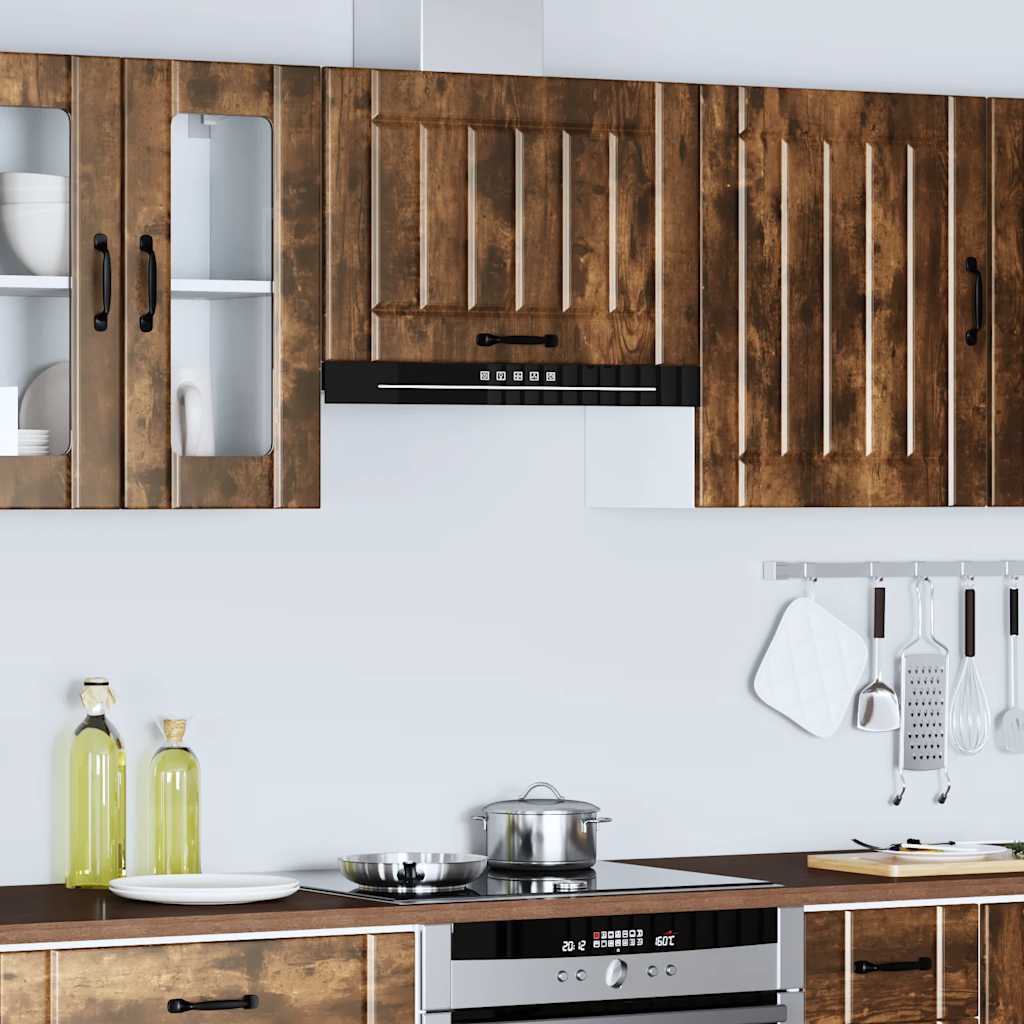 vidaXL Küchen-Hängeschrank Lucca Räuchereiche Holzwerkstoff