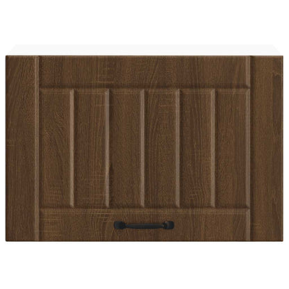 vidaXL Meuble haut de cuisine Lucca aspect chêne marron en bois d'ingénierie