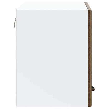 vidaXL Meuble haut de cuisine Lucca aspect chêne marron en bois d'ingénierie