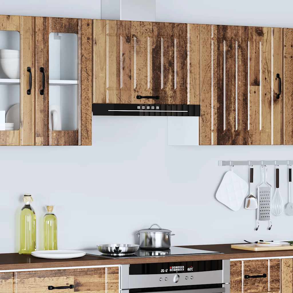 vidaXL Küchen-Hängeschrank Lucca Altholz-Optik Holzwerkstoff