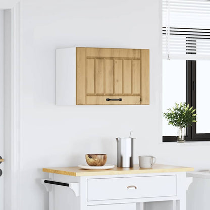 vidaXL Meuble haut de cuisine Lucca Chêne artisan Bois d'ingénierie