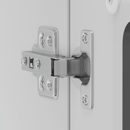 vidaXL Küchen-Hängeschrank mit Glastür Lucca Schwarz Holzwerkstoff