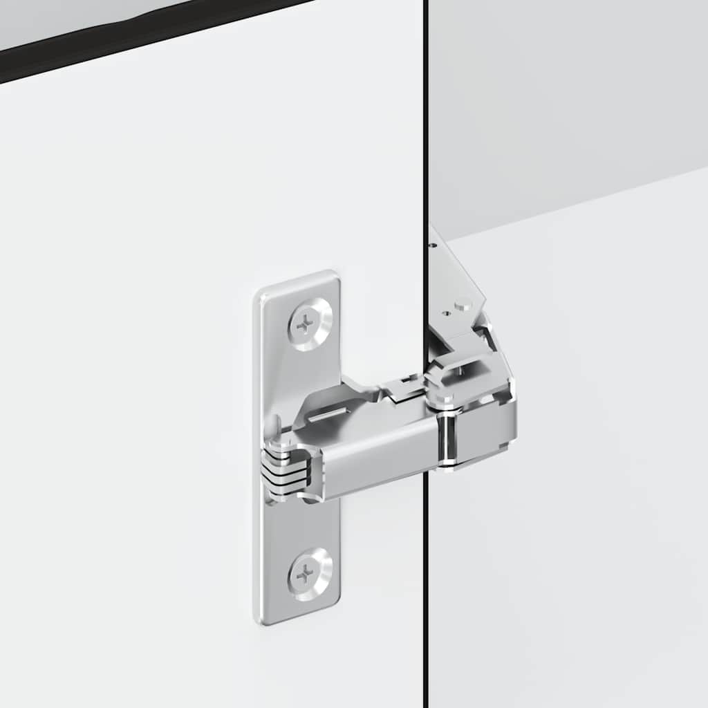 vidaXL Küchen-Eckhängeschrank Lucca Schwarz Holzwerkstoff