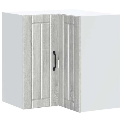 Küchen-Eckhängeschrank Lucca Grau Sonoma Holzwerkstoff