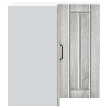 Küchen-Eckhängeschrank Lucca Grau Sonoma Holzwerkstoff