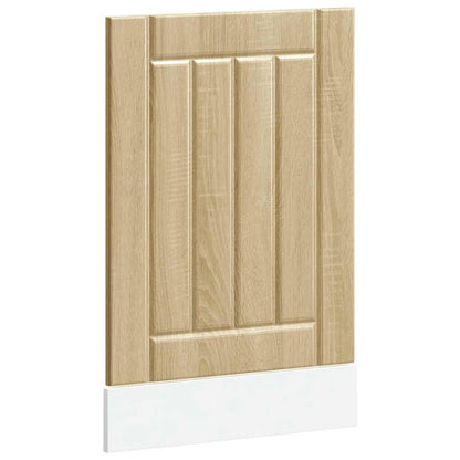 vidaXL Façade pour lave-vaisselle Lucca Chêne Sonoma Bois d'ingénierie