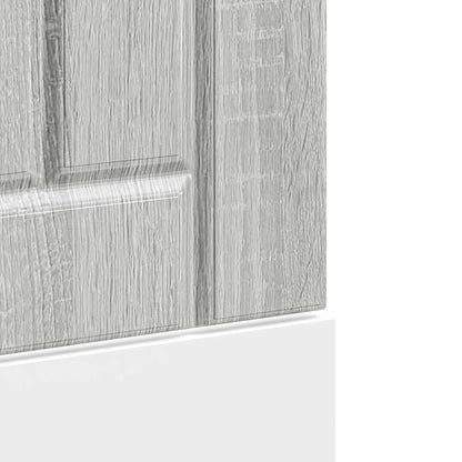 vidaXL Geschirrspülerblende Lucca Grau Sonoma Holzwerkstoff