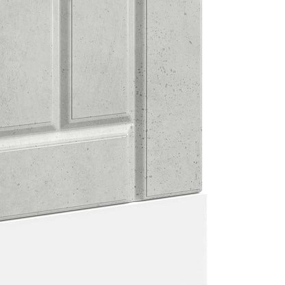 vidaXL Geschirrspülerblende Lucca Betongrau Holzwerkstoff