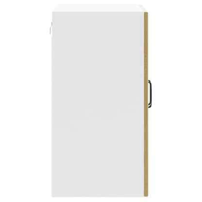 vidaXL Meuble haut de cuisine avec porte en verre Lucca chêne Sonoma, bois d'ingénierie