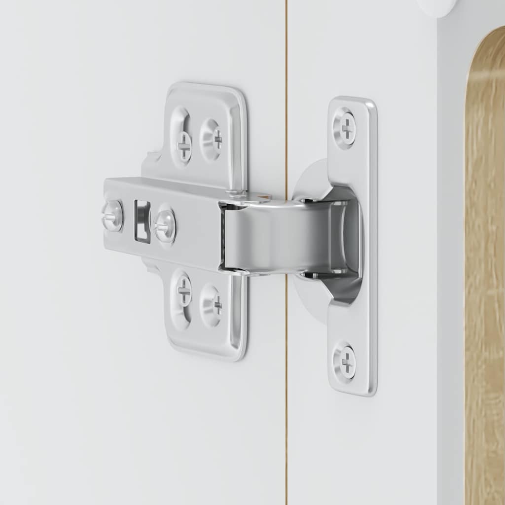 vidaXL Meuble haut de cuisine avec porte en verre Lucca chêne Sonoma, bois d'ingénierie