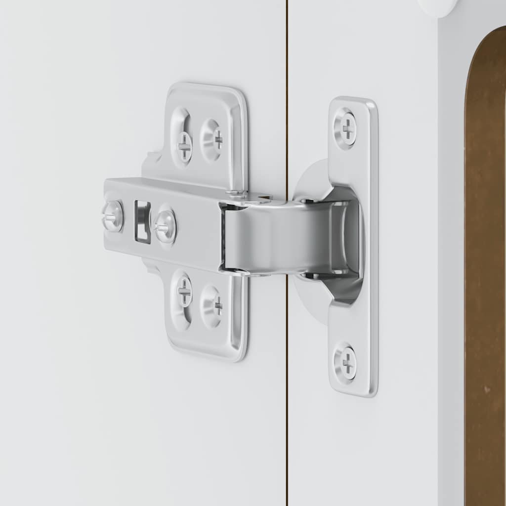 vidaXL Meuble haut de cuisine avec porte vitrée Lucca Chêne fumé Bois d'ingénierie