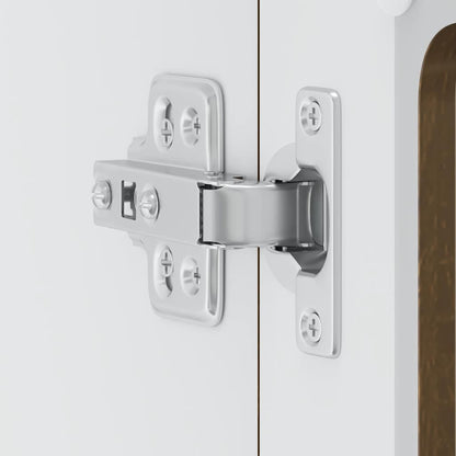 vidaXL Küchen-Hängeschrank mit Glastür Lucca Braun Eichen-Optik
