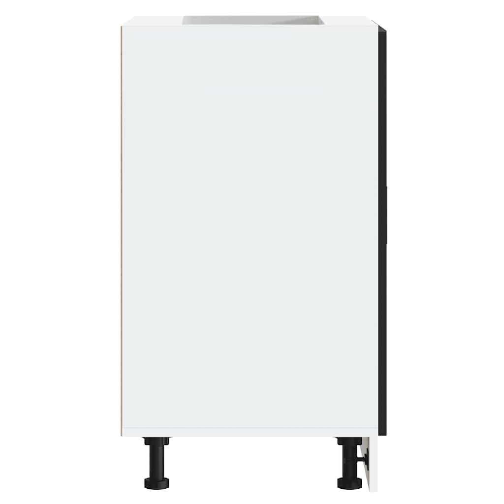 Küchenunterschrank Porto Schwarz Holzwerkstoff