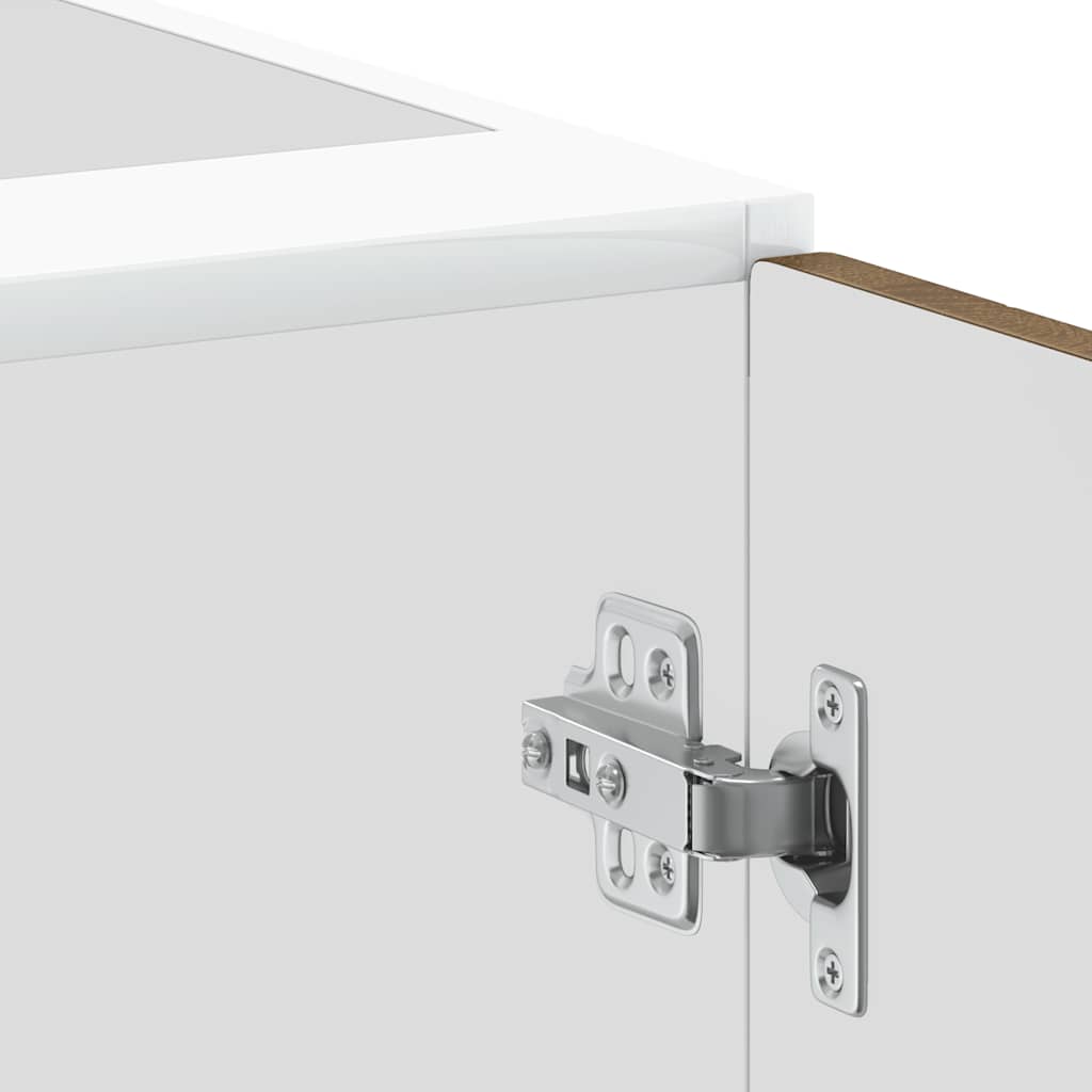 vidaXL Küchenunterschrank Porto Braun Eichen-Optik Holzwerkstoff