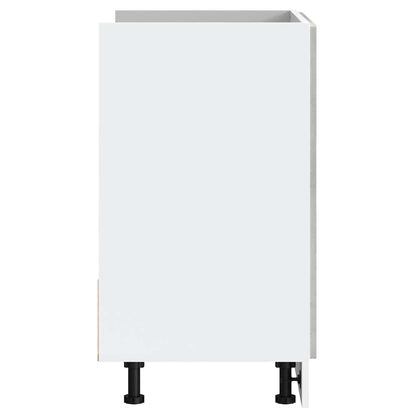 vidaXL Spülenunterschrank Porto Betongrau 80x46x81,5 cm Holzwerkstoff