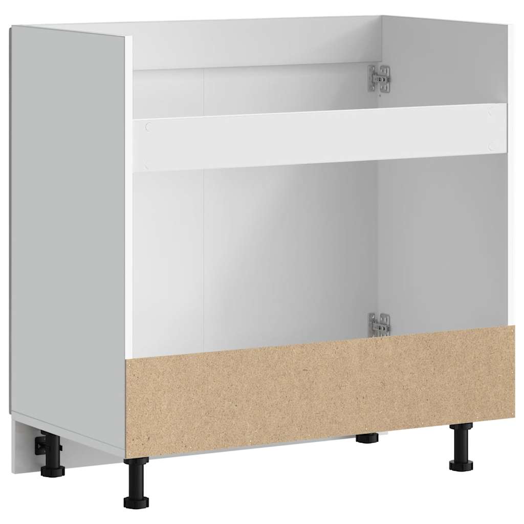 vidaXL Spülenunterschrank Porto Betongrau 80x46x81,5 cm Holzwerkstoff