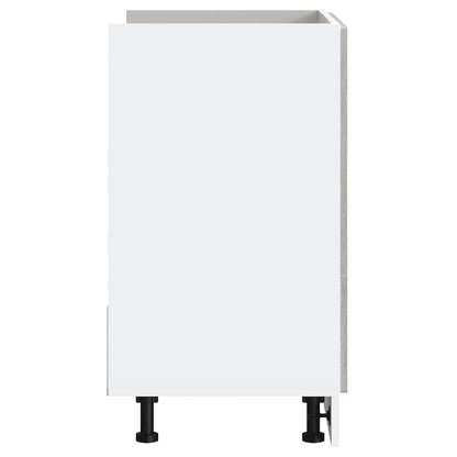 vidaXL Spülenunterschrank Porto Grau Sonoma 80x46x81,5cm Holzwerkstoff