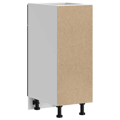 Küchenunterschrank Porto Schwarz Holzwerkstoff