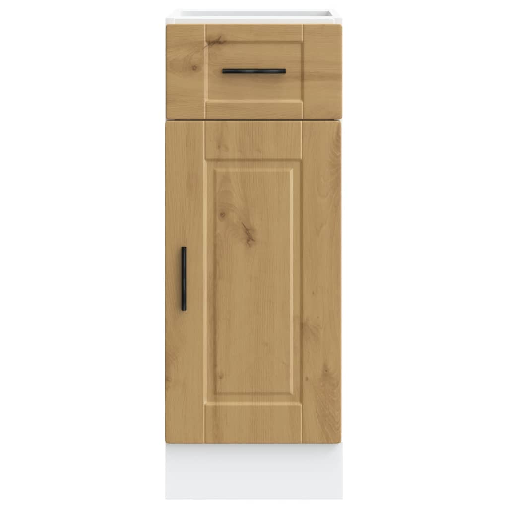 vidaXL Küchenunterschrank Porto Artisan-Eiche Holzwerkstoff