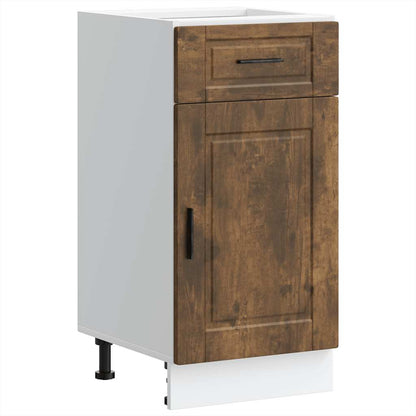 vidaXL Meuble bas de cuisine Porto Chêne fumé Bois d'ingénierie