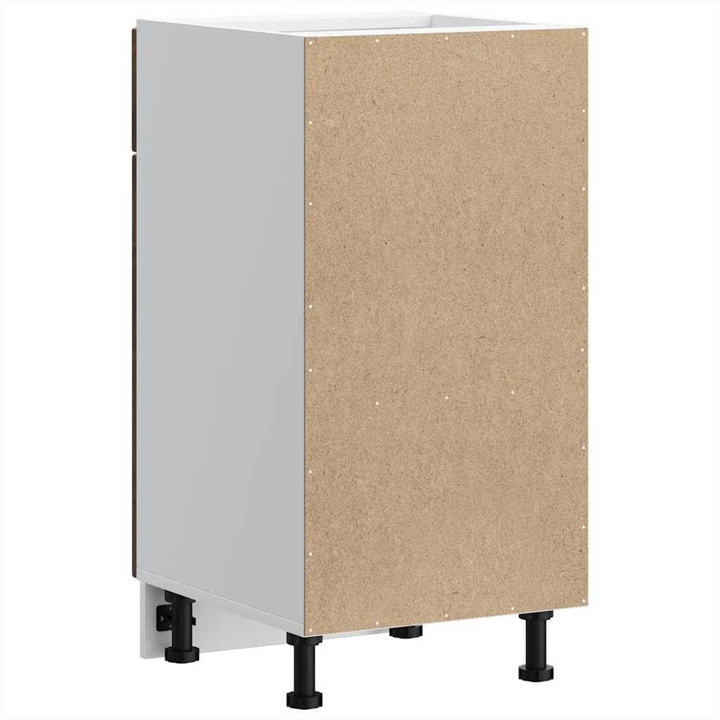 vidaXL Meuble bas de cuisine Porto Chêne fumé Bois d'ingénierie
