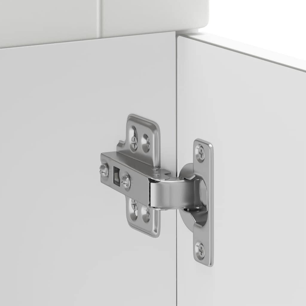 vidaXL Meuble bas de cuisine Porto Blanc Bois d'ingénierie