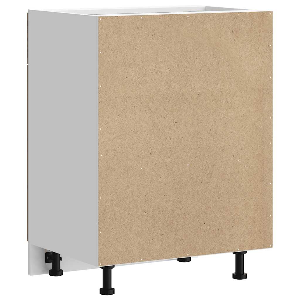 Küchenunterschrank Porto Altholz-Optik Holzwerkstoff