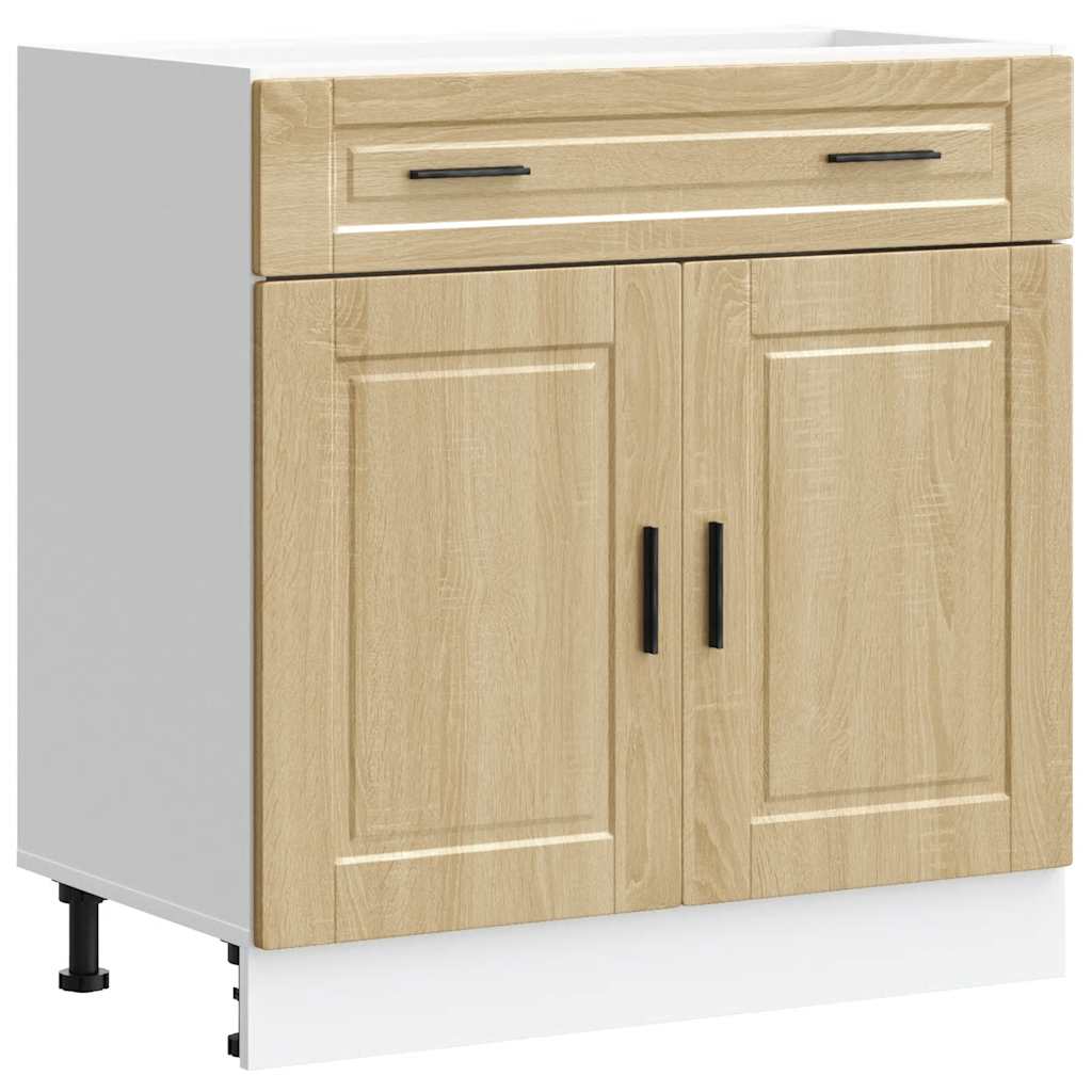 vidaXL Meuble bas de cuisine Porto chêne Sonoma bois d'ingénierie