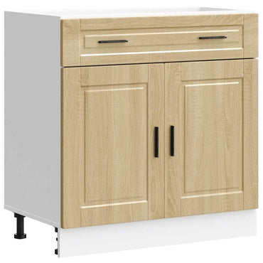 vidaXL Meuble bas de cuisine Porto chêne Sonoma bois d'ingénierie