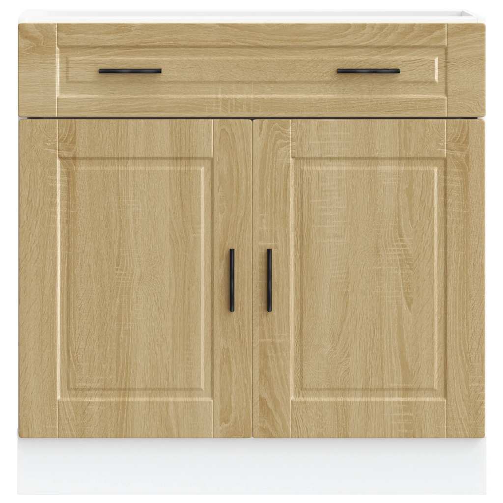 vidaXL Meuble bas de cuisine Porto chêne Sonoma bois d'ingénierie