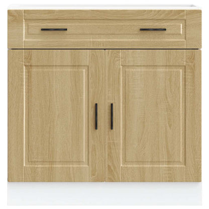 vidaXL Meuble bas de cuisine Porto chêne Sonoma bois d'ingénierie