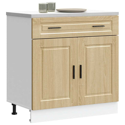 vidaXL Meuble bas de cuisine Porto chêne Sonoma bois d'ingénierie
