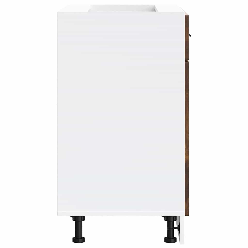 Küchenunterschrank Porto Räuchereiche Holzwerkstoff