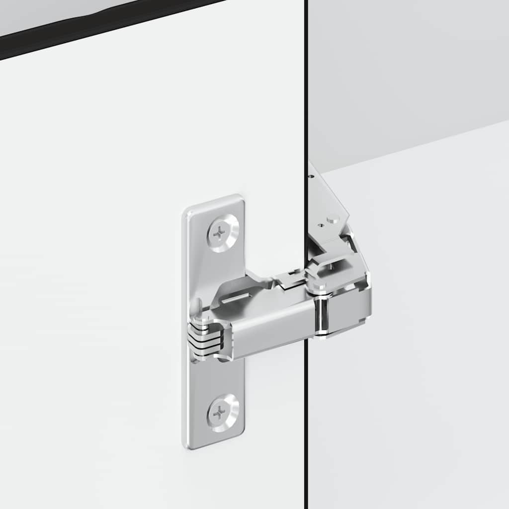 vidaXL Küchen-Eckunterschrank Porto Schwarz Holzwerkstoff