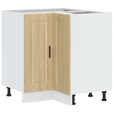 vidaXL Küchen-Eckunterschrank Porto Sonoma-Eiche Holzwerkstoff