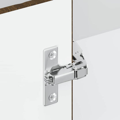 vidaXL Küchen-Eckunterschrank Porto Braun Eichen-Optik Holzwerkstoff