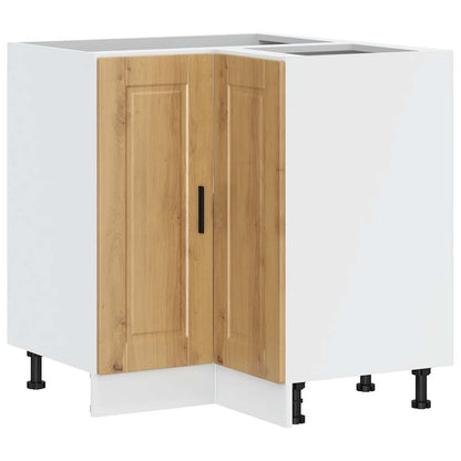 vidaXL Küchen-Eckunterschrank Porto Artisan-Eiche Holzwerkstoff
