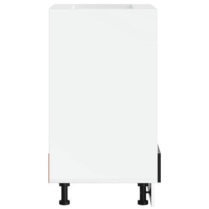 Herdumbauschrank Porto Schwarz Holzwerkstoff