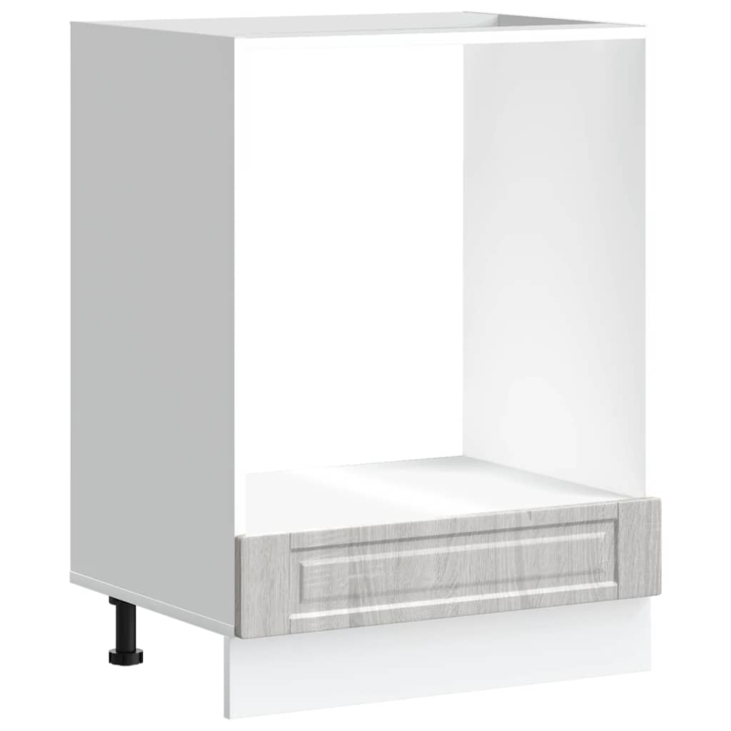 Herdumbauschrank Porto Grau Sonoma Holzwerkstoff