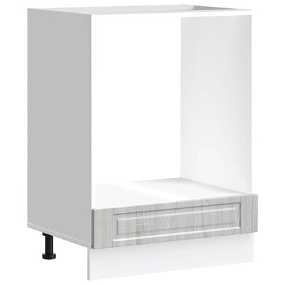 Herdumbauschrank Porto Grau Sonoma Holzwerkstoff