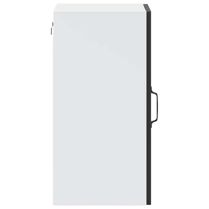 Küchen-Hängeschrank mit Glastür Porto Schwarz