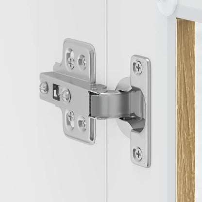vidaXL Küchen-Hängeschrank mit Glastür Porto Sonoma-Eiche