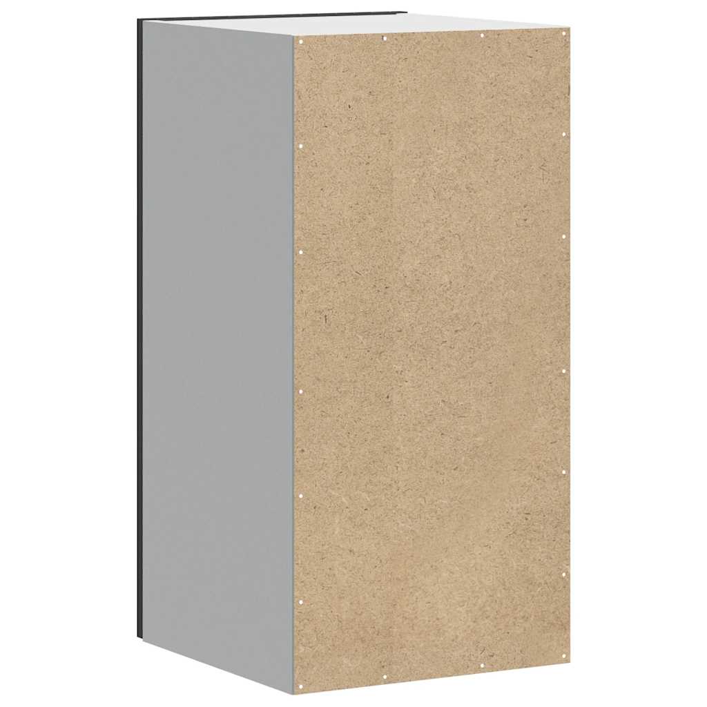 vidaXL Küchen-Hängeschrank Porto Schwarz Holzwerkstoff