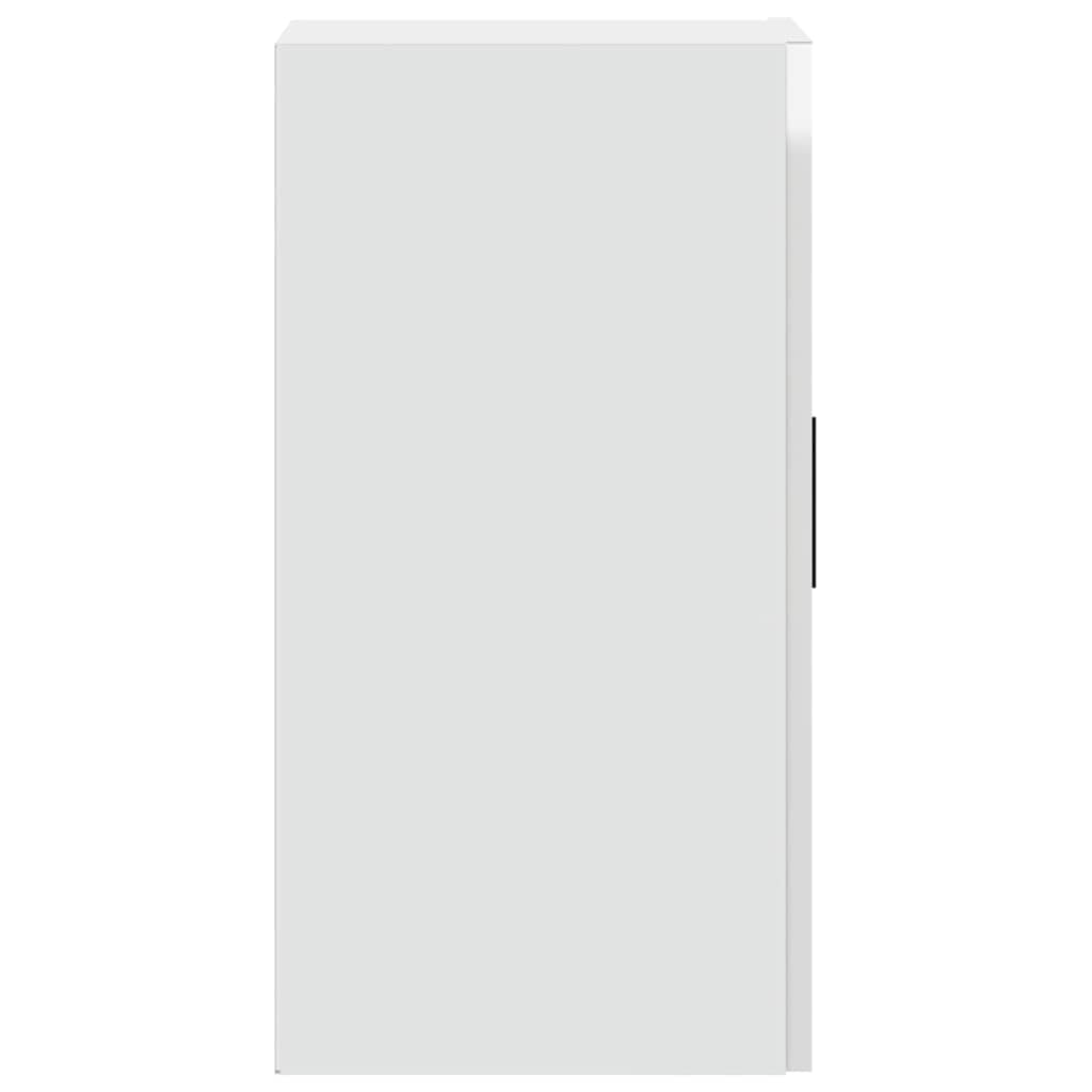 vidaXL Meuble haut de cuisine Porto blanc brillant en bois d'ingénierie