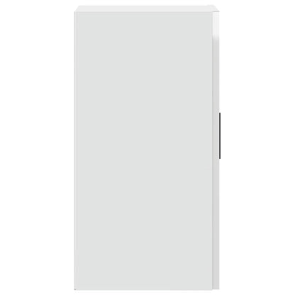 vidaXL Meuble haut de cuisine Porto blanc brillant en bois d'ingénierie