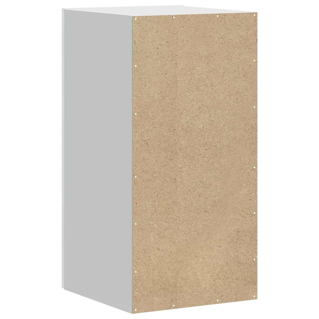 vidaXL Meuble haut de cuisine Porto blanc brillant en bois d'ingénierie